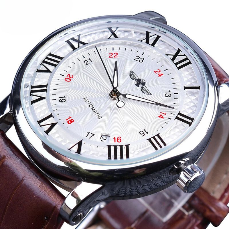 Luxury Automatic Leather Watch