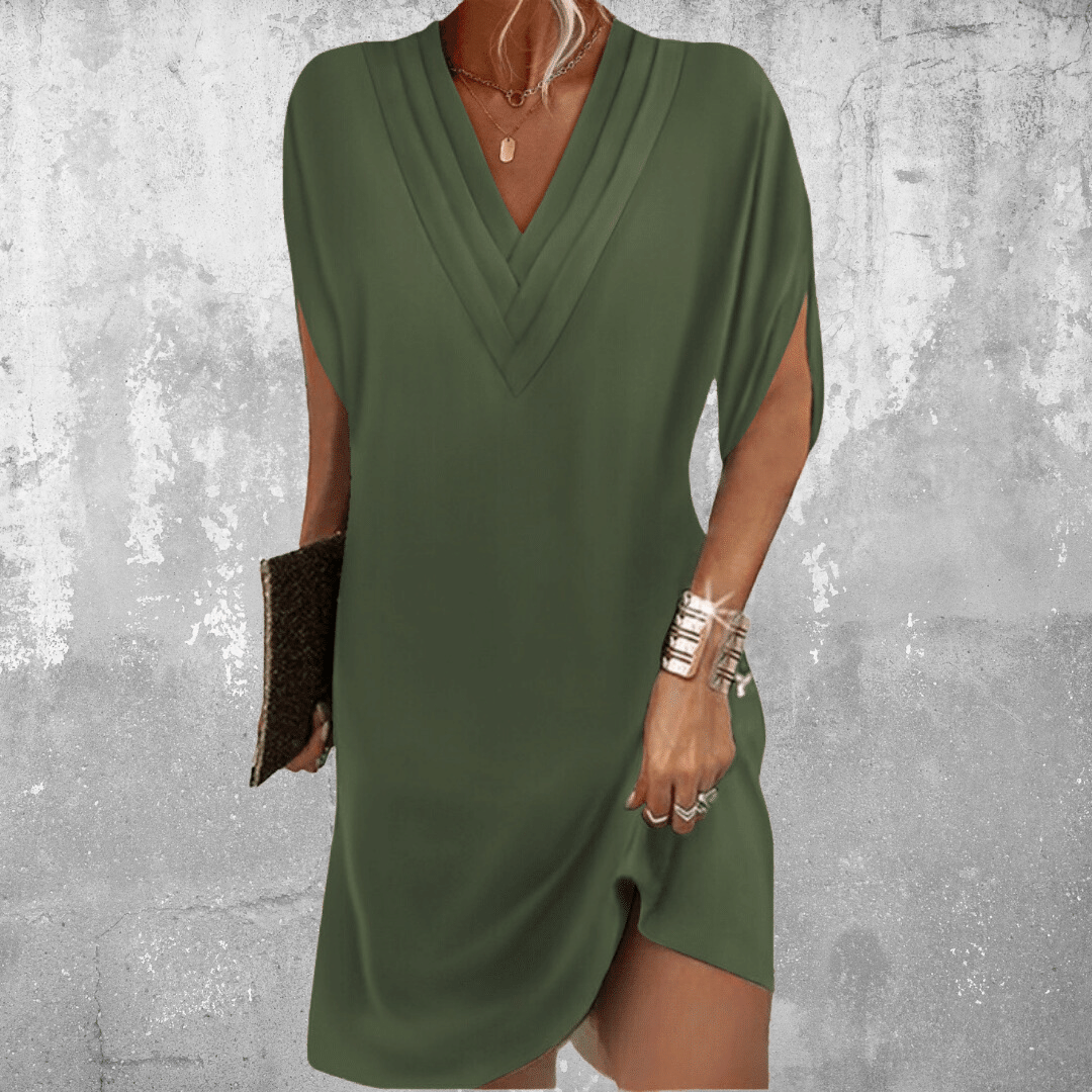 Thalia - Flattering Tummy-Hiding Dress