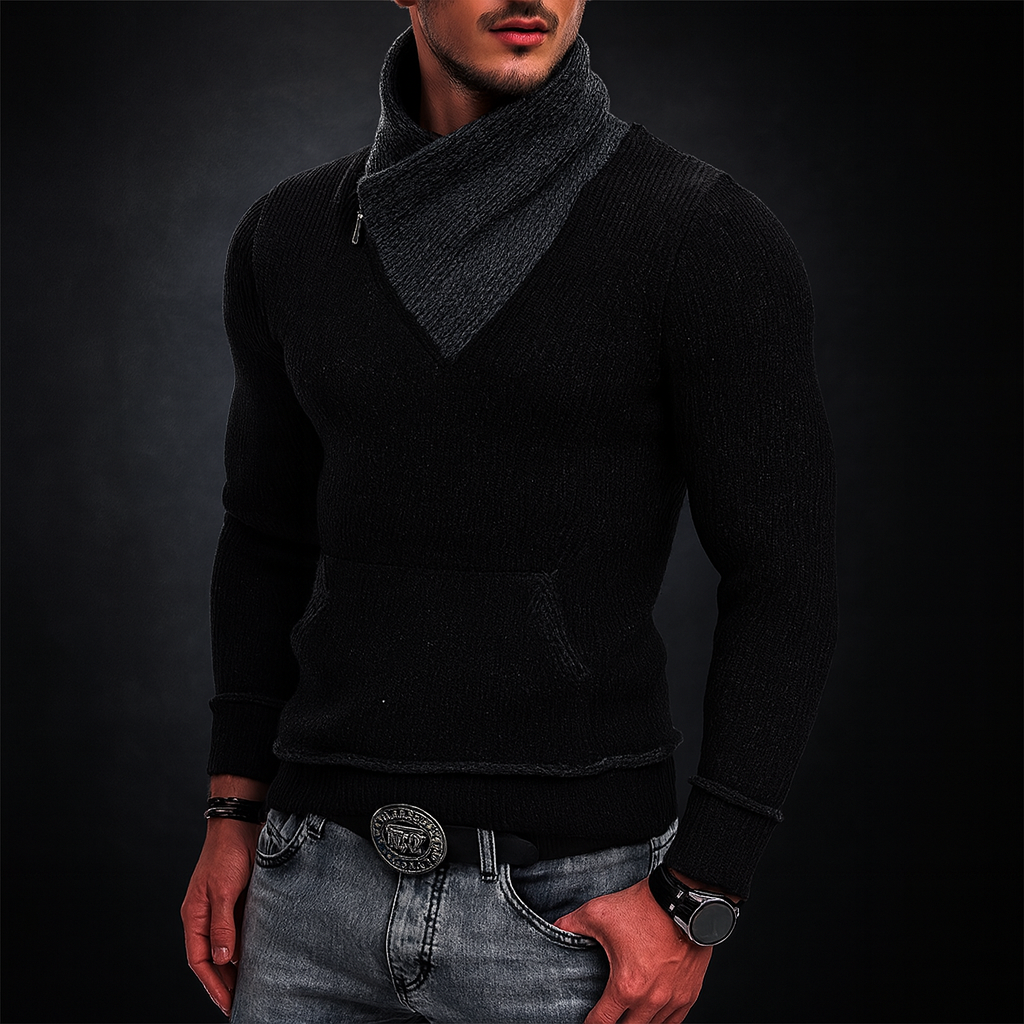 Blackwood Ribbed Collar Sweater