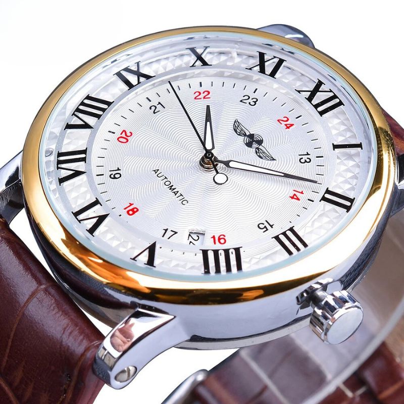 Luxury Automatic Leather Watch