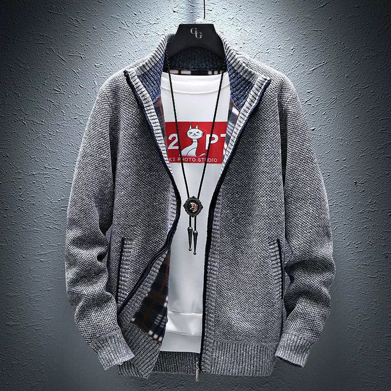 Helsinki Knitted Zip Jacket