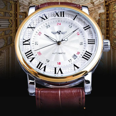 Luxury Automatic Leather Watch