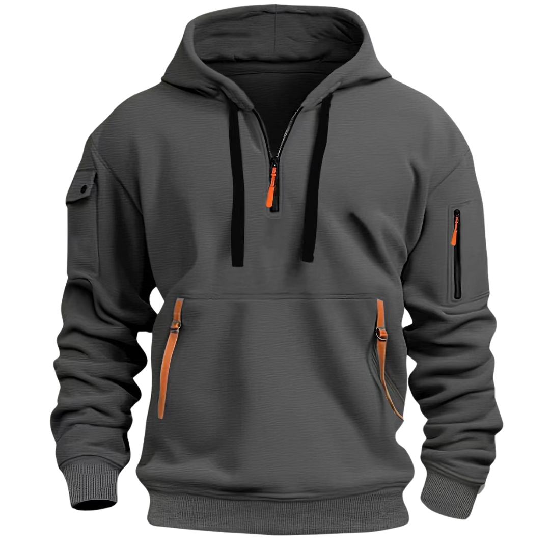 Ludomir – Long-Sleeve Hoodie with Multiple Pockets