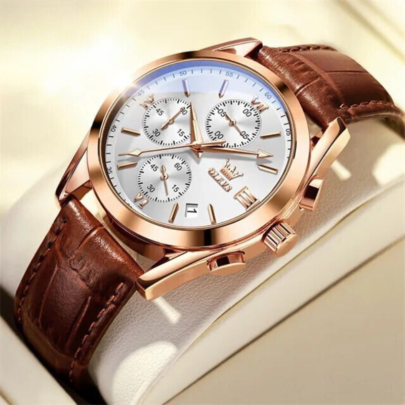 Luminous Quartz Chronograph Watch