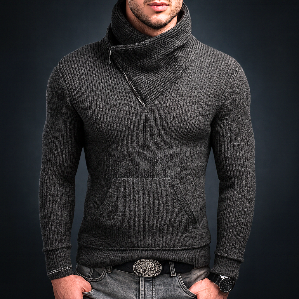 Blackwood Ribbed Collar Sweater