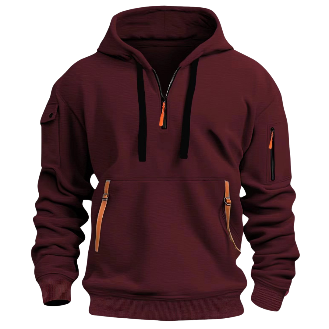 Ludomir – Long-Sleeve Hoodie with Multiple Pockets