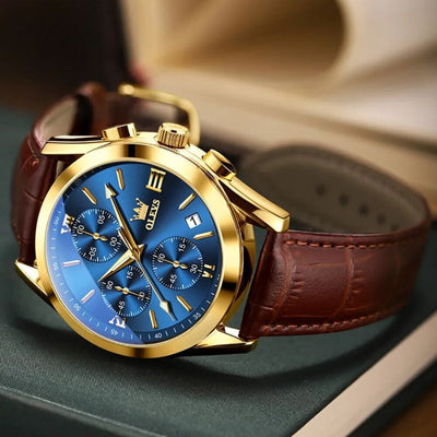 Luminous Quartz Chronograph Watch