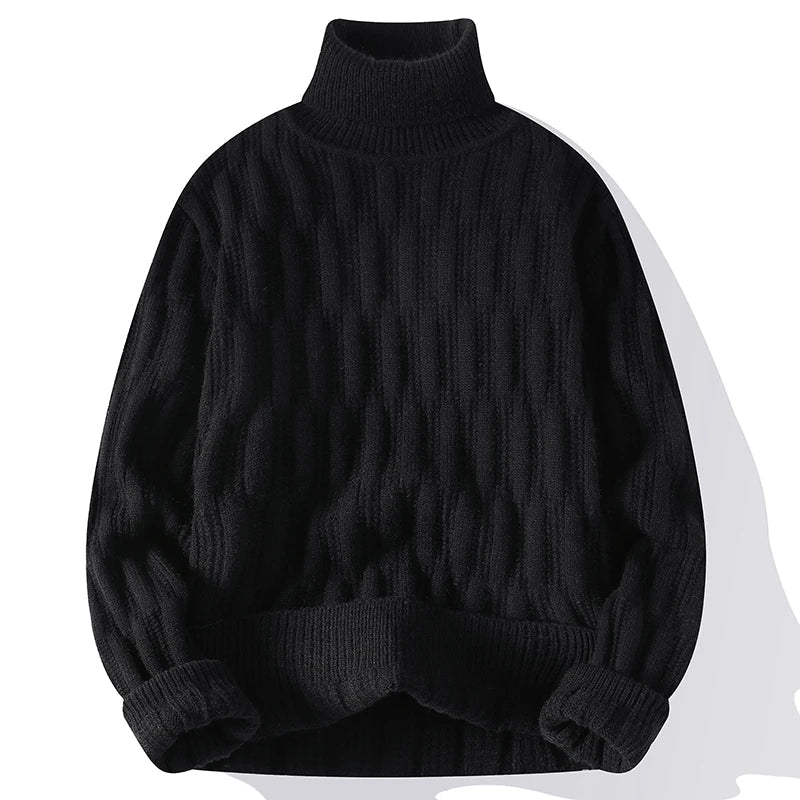 Arvello Jacquard Turtleneck
