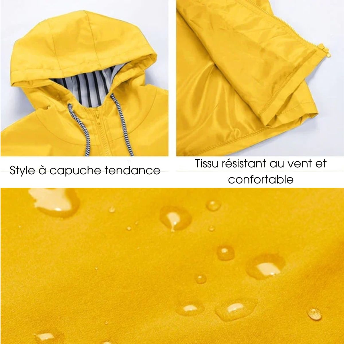 Linda - Hooded Rain Jacket