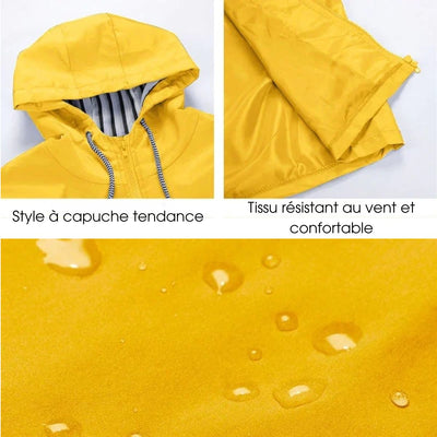 Linda - Hooded Rain Jacket