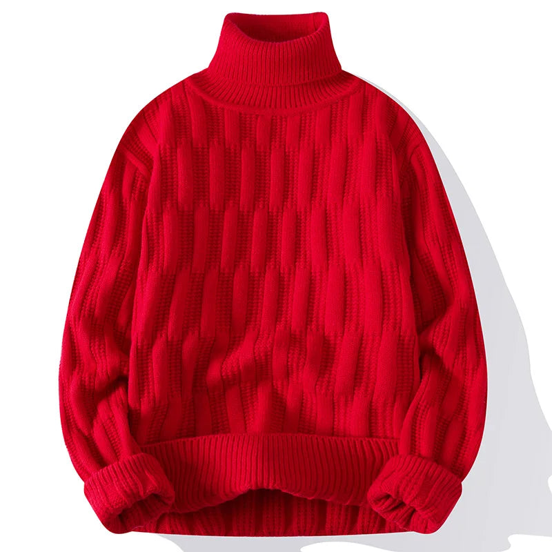 Arvello Jacquard Turtleneck