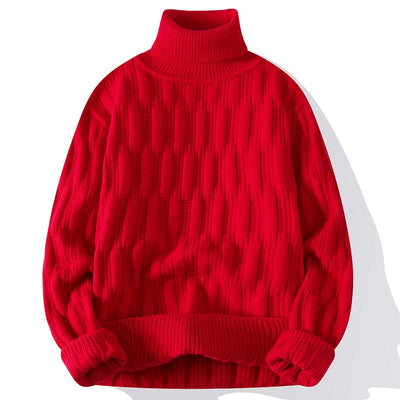 Arvello Jacquard Turtleneck