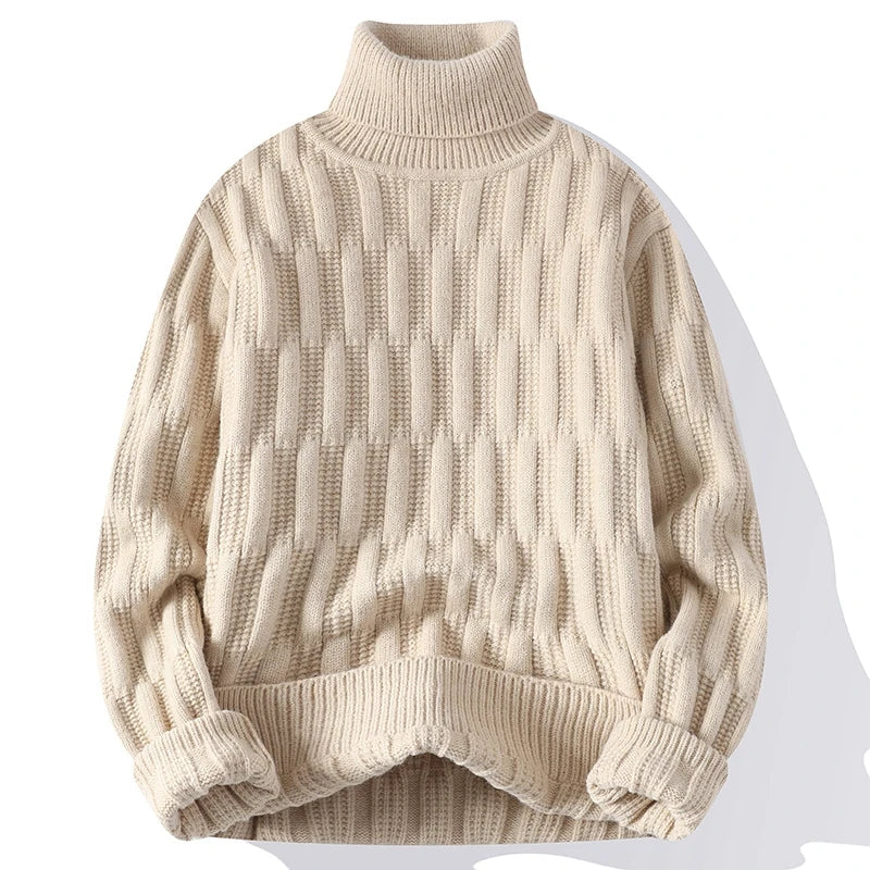 Arvello Jacquard Turtleneck