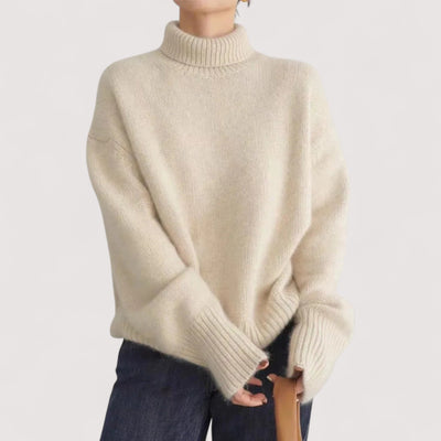 Lucija – High-Collar Cashmere Sweater