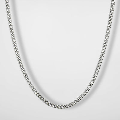 Cuban Link Chain 3mm (Silver)