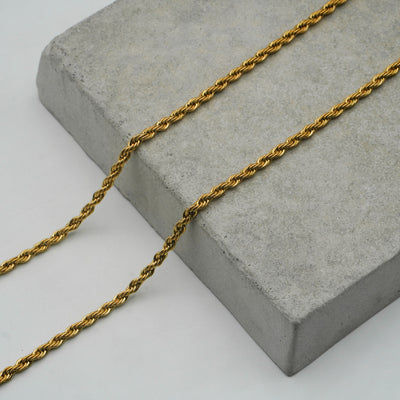 Rope Chain 3mm (Gold)