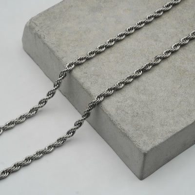Rope Chain 4mm (Silver)