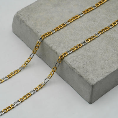 Cuban Two-Tone Chain 2mm