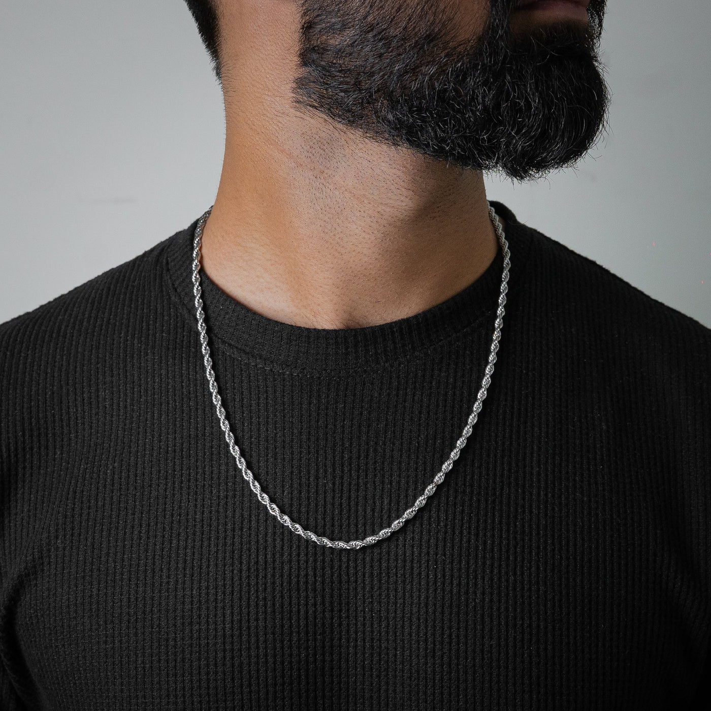 Rope Chain 4mm (Silver)