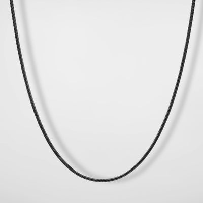 Round Snake Chain (Black)