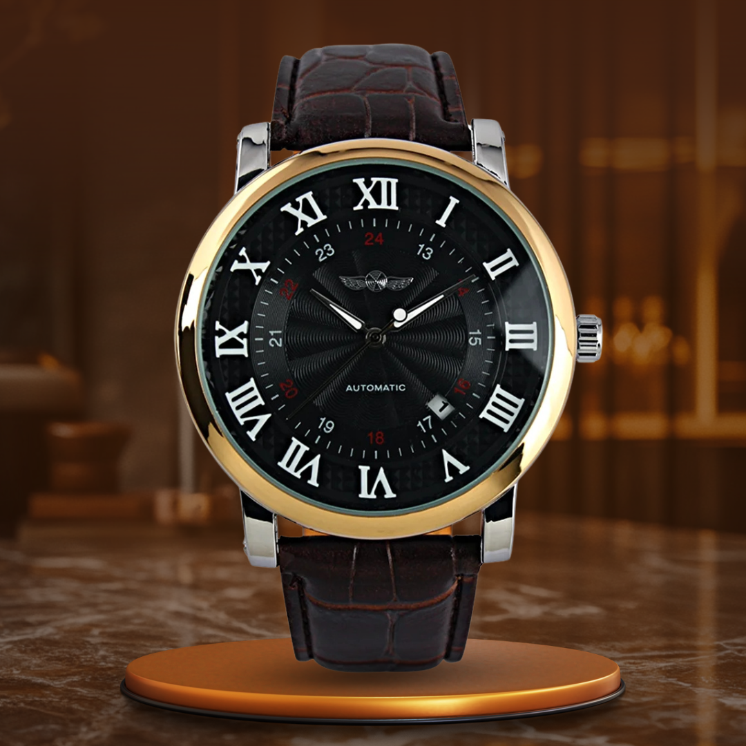 Luxury Automatic Leather Watch