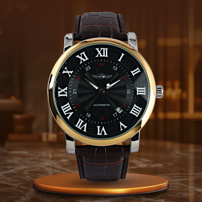 Luxury Automatic Leather Watch