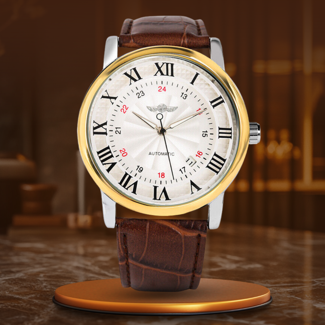 Luxury Automatic Leather Watch