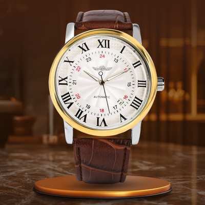 Luxury Automatic Leather Watch