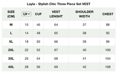 Layla - Stylish Chic Three Piece Set