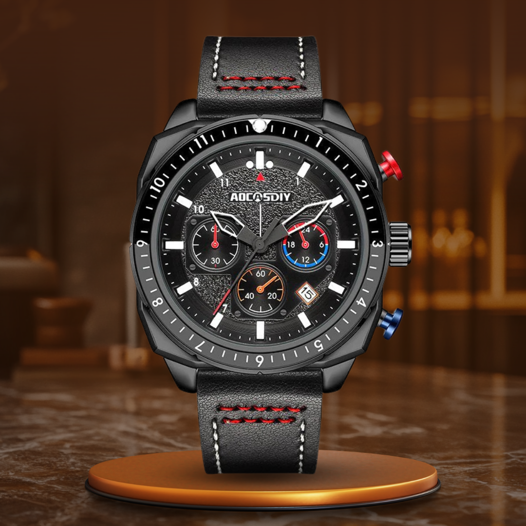 Luxury Quartz Sport Chronograph Watch