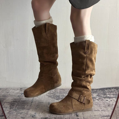 Mya - Flat Sole Orthopedic Boots