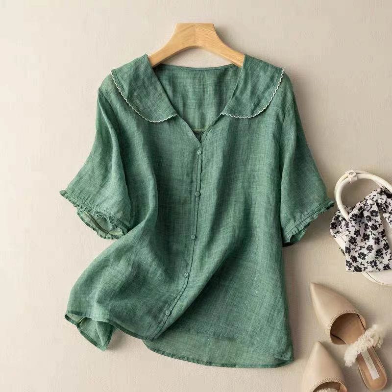 Lila – Linen, Light, Relaxed Blouse