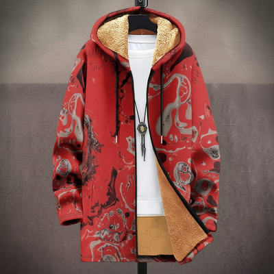 Scarlett - A luxurious cardigan inspired by art