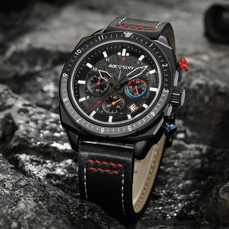 Luxury Quartz Sport Chronograph Watch