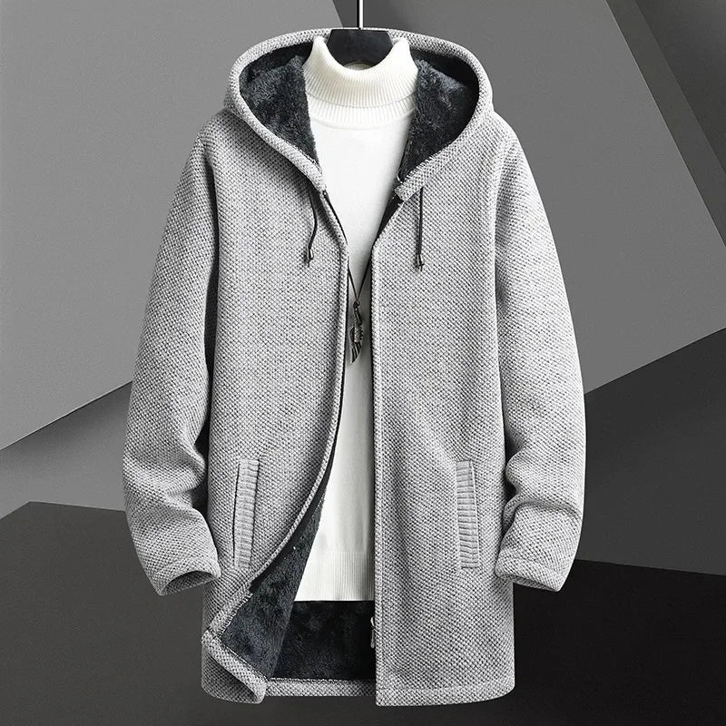 Helsinki Wool-Knit Overcoat