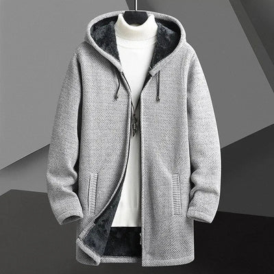 Helsinki Wool-Knit Overcoat