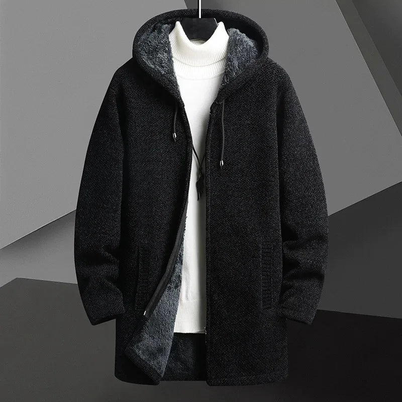 Helsinki Wool-Knit Overcoat