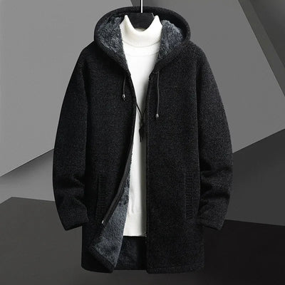 Helsinki Wool-Knit Overcoat