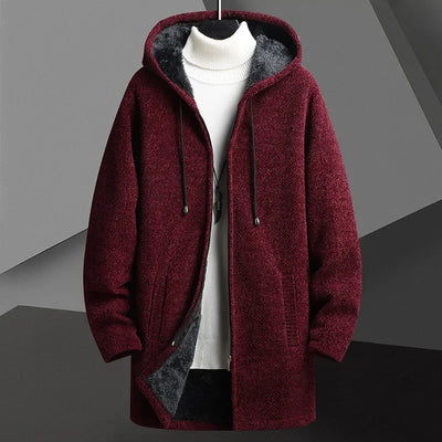 Helsinki Wool-Knit Overcoat