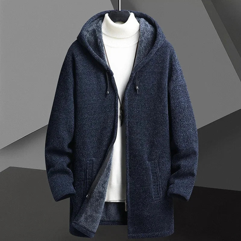 Helsinki Wool-Knit Overcoat
