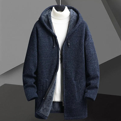 Helsinki Wool-Knit Overcoat
