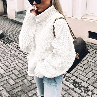 Celine - Chunky Knit Turtleneck Sweater