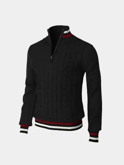 Essential Half-Zip Turtleneck Jumper