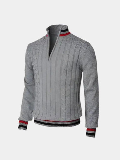 Essential Half-Zip Turtleneck Jumper