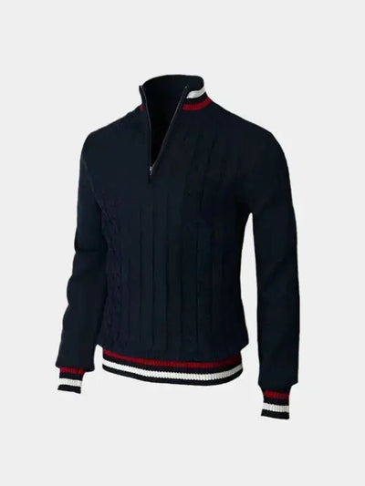 Essential Half-Zip Turtleneck Jumper