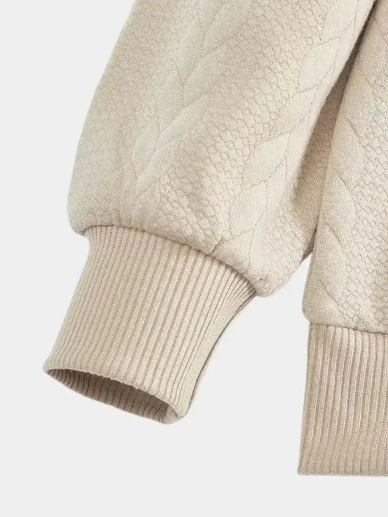 Essential Henley Quarter-Zip Pullover