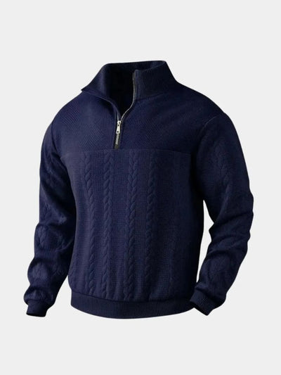 Essential Henley Quarter-Zip Pullover
