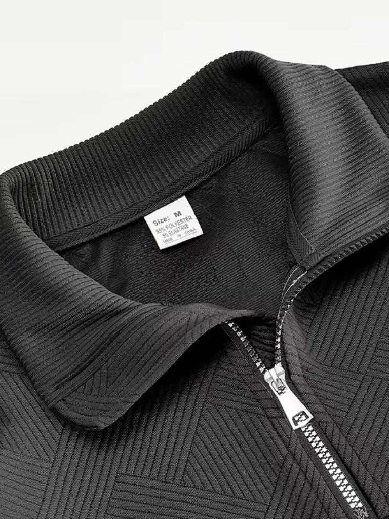 Essential Henley Quarter-Zip Pullover