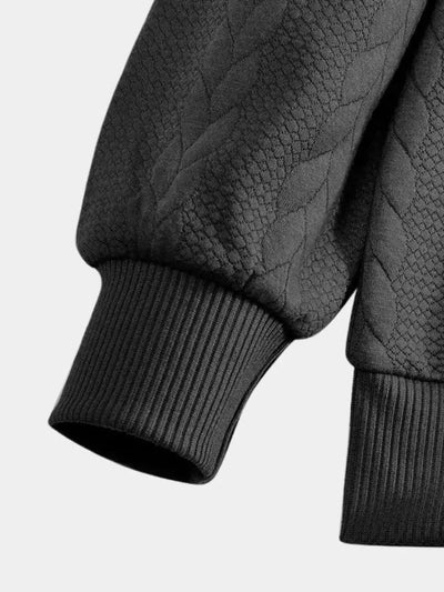Essential Henley Quarter-Zip Pullover