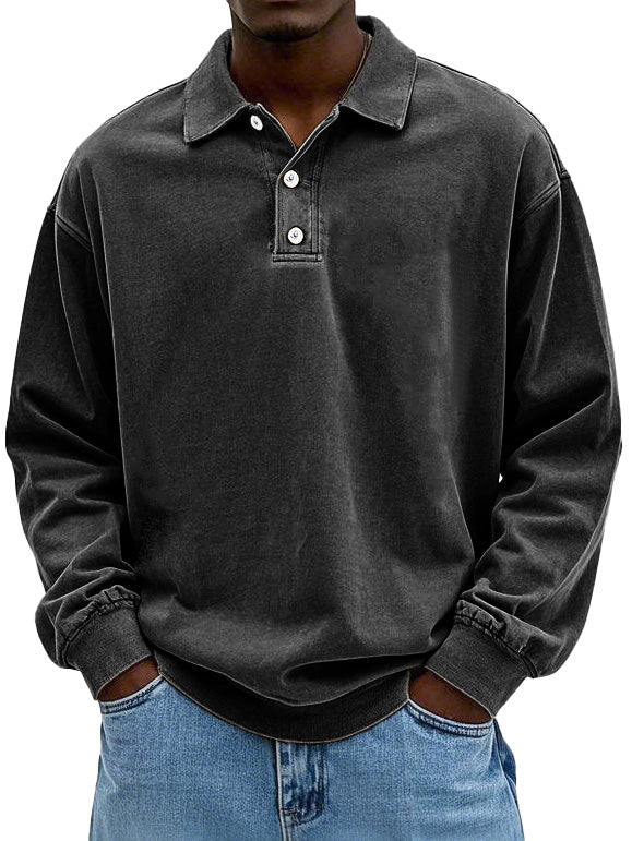 Jean – Stylish Long-Sleeve Polo Shirt